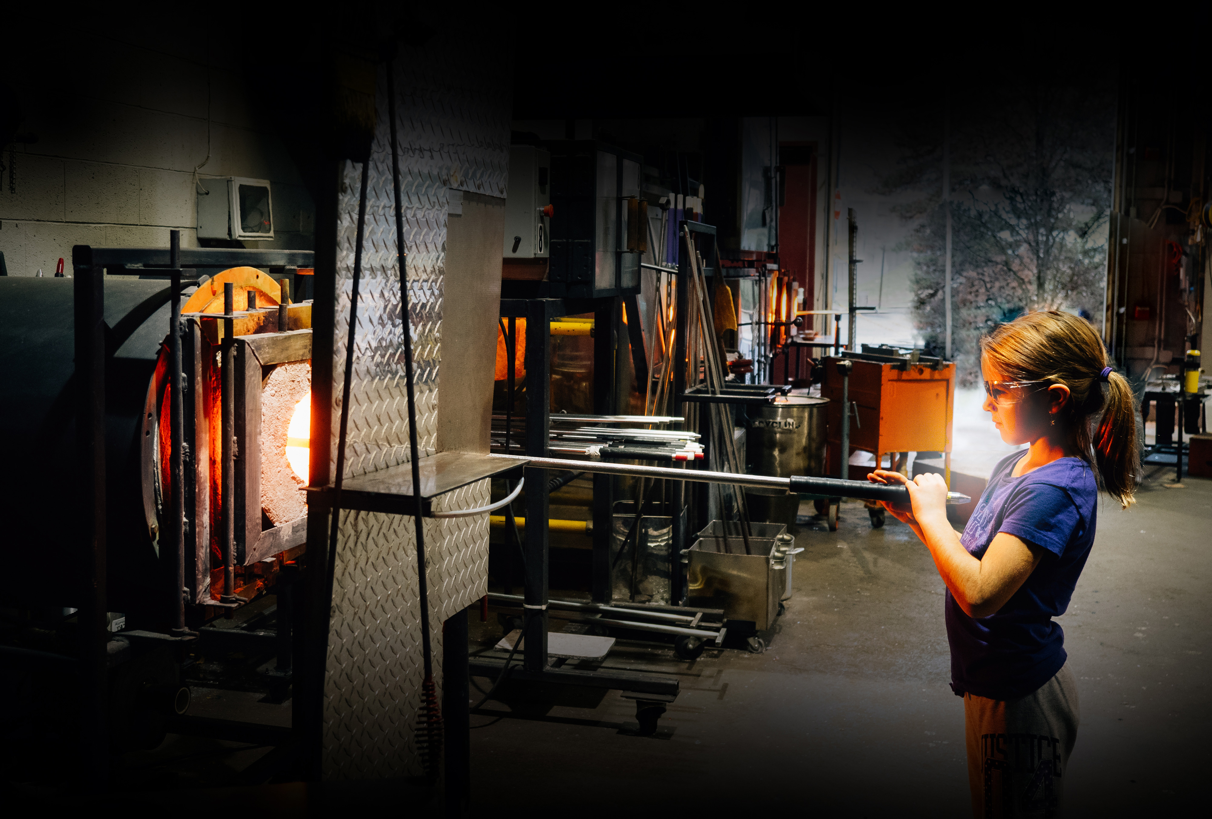 Glass Blowing Header